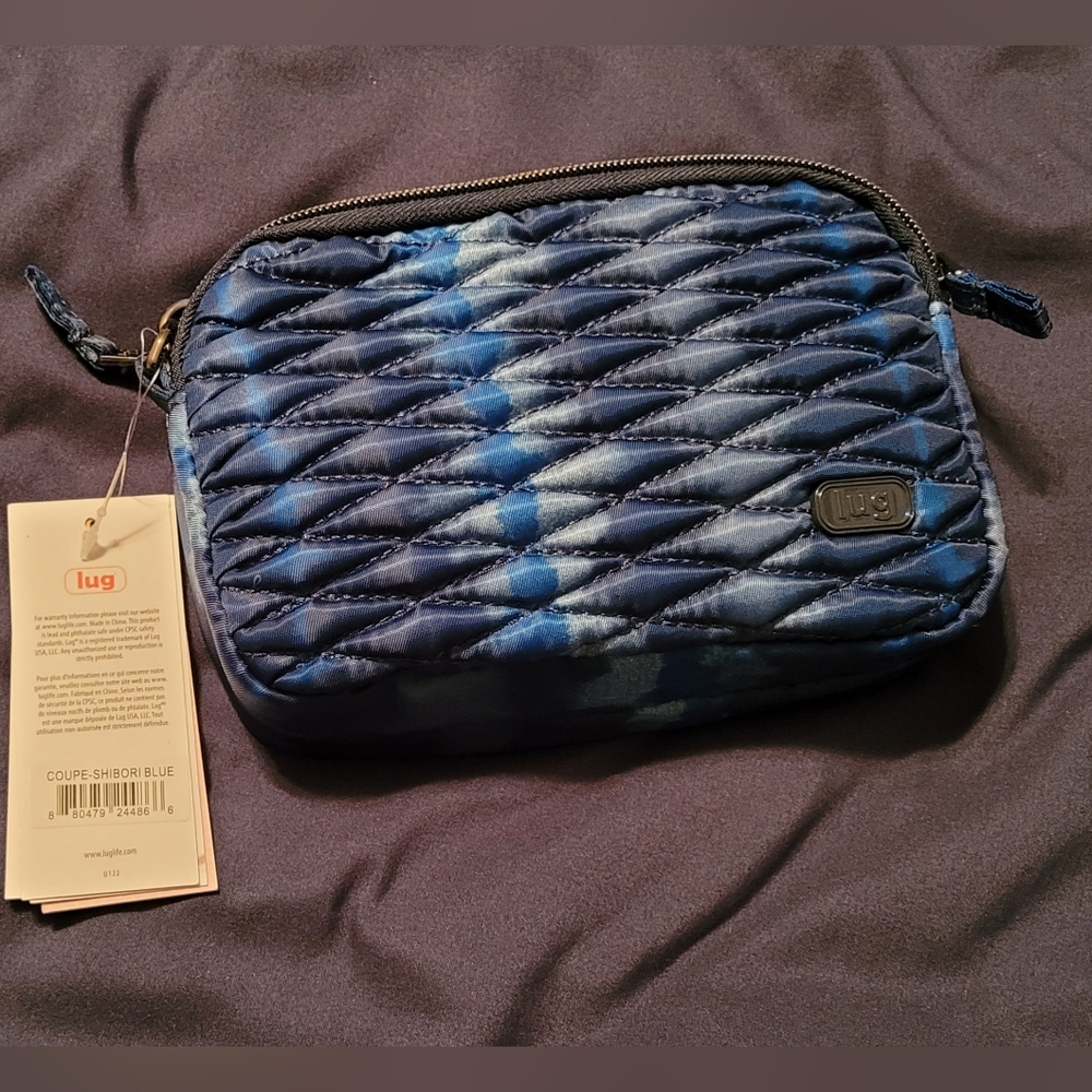 Lug Coupe - shibhori blue NWT
